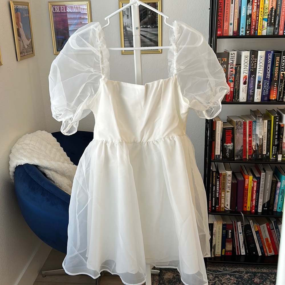 White dress